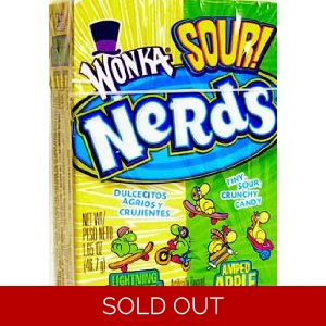 Wonka Nerds Sour Amped Apple & Lightning Lemon Flavour